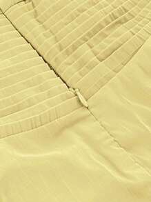 INAWLY Women's Solid Color Pleated Fashionable Halter Mini Dress, Vacation