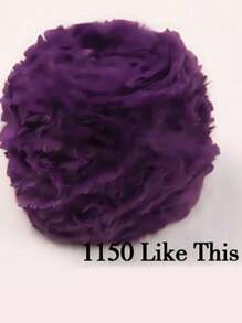 1 件 100 克钩针纱线羊毛纱线粗羊毛仿貂毛花式纱线粗羊毛手工编织纱线柔软纱线 DIY 钩针编织纱线适用于衣服、帽子、围巾、毛毯舒适蓬松毛皮纱线、毛绒纱线手工钩针爱好者、母亲节礼物、生日装饰