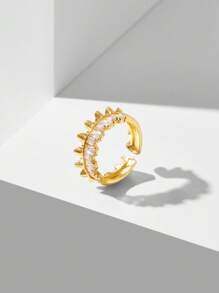 MOTF PREMIUM NHẪN MỞ ZIRCONIA MẠ VÀNG 18K - Vàng - Xem 3