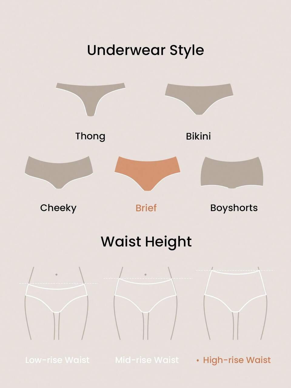 Plus 3-Pack High-Waist Briefs