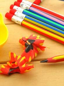 5/10/15Pcs Random Color Unbreakable & Flexible Pencils, Suitable For Learning Toys, Party Favors (Pencils Are For Play Only, Not Recommended For Writing) - Multicolor - View 3