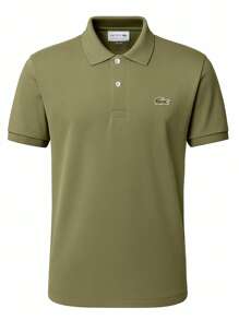 Lacoste Classic Fit Light Polo Shirt - Khaki - View 4