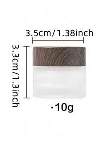 1pc Lotion Refillable Glass Bottle Storage Eye Cream Sealed Dispenser Facial Mask Cosmetic Jar Container - Multicolor - View 12