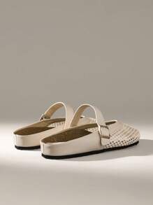 Solecia 男士厚底一脚蹬穆勒凉鞋 - 杏色 - 查看 4