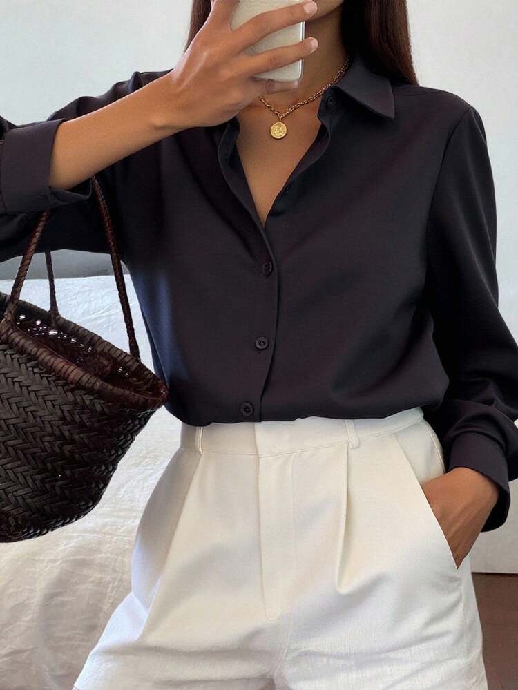 Women's Loose Casual Shirt, New Autumn Collection Long Sleeve Top