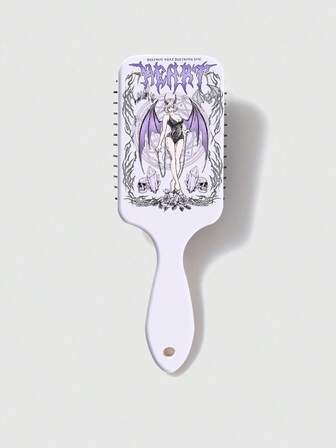 Anime Pettine con cuscinetto d'aria per massaggio del cuoio capelluto a motivo da strega per donne