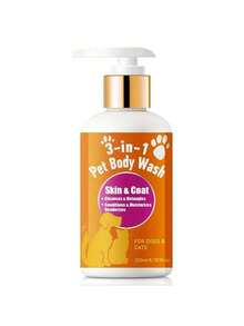 1PC/3pcs 3-In-1 Pet Body Wash With Vitamin E - Deep Cleans & Nourishes, Removes Dirt & Oil, Improves Dry Rough Light Beige, Locks In Moisture For Dogs & Cats, Daily Use, Dog Shampoo, Cleansing Formula, Nourishing Ingredients