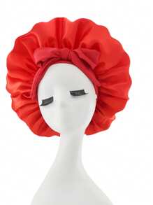 可调节缎面帽 - 轻质护发帽，适合睡觉、淋浴、减少毛躁 - 男女通用 - 彩色 - 查看 25