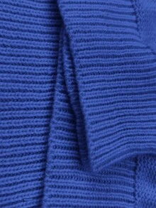 Maglione casual oversize da donna con collo rotondo, maniche a giro e motivo a treccia, in maglia