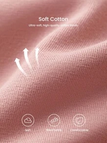 LUVLETTE Plus 3 条装棉质高腰女士内裤套装-柔和色 - 彩色 - 查看 5