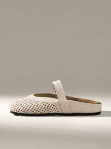 Solecia 男士厚底一脚蹬穆勒凉鞋 - 杏色 - 查看 6