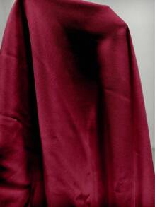 EMERY ROSE Áo sơ mi dài tay màu trơn dành cho nữ, thích hợp mặc thường ngày và đi làm, kiểu dáng mùa xuân, mùa thu, phù hợp cho sinh viên. - Màu Đỏ Sâu - Xem 7