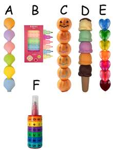 1 Stück süße fluoreszierende Stifte, geeignet für Schule und Büro fluoreszierende Marker und Kinder Graffiti Rückkehr zur Schule - Verschiedenfarbig - Übersicht 16