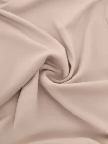 SHEIN Unity Fashionable High-End Fitted Midi Bodycon Dress For Women - Apricot - View 6