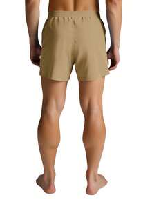 Nike Quần bơi nam mùa hè rộng rãi thoải mái ngoài trời có dây rút - màu nâu - Xem 2