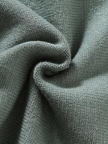 SHEIN 2pcs/Set Young Boys Casual Raglan Loose Striped Crew Neck Sweater Top And Ribbed Hem Pants Two Pieces Suit, Suitable For Autumn/Winter Wear, Homewear And Outings, Thick Collegiate Style Fall - Green - View 8