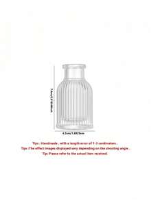 A Set Of 6/12 Glass Vases, Vintage Decorative Centerpiece, Vintage Bottle Tabletop Decoration, Used For Weddings, Receptions, Home Decor, Holiday Party Decoration - A color - View 10