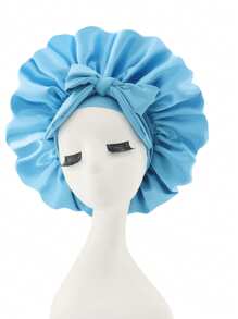 可调节缎面帽 - 轻质护发帽，适合睡觉、淋浴、减少毛躁 - 男女通用 - 彩色 - 查看 35