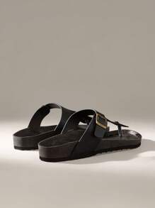 Solecia Sandalias y chanclas para hombres - Negro - Ver 4