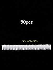 SHEIN Thick Large Multifunctional Transparent Hair Shower Cap, Waterproof Hair Protection Cap For Daily Use, Outdoor, Hotel, Travel, Essential Hair - transparent - View 13