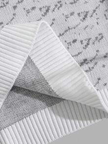 EURMUSE Men Crew Neck Good Quality Long Sleeve Rib Knit Regular Sweater Gift For Boyfriend - Grey - View 5