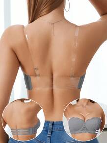 Sutien sexy din dantelă pentru femei, cu armatură, pentru mărirea bustului mic, cu burete, antiderapant, bretele detașabile, modele convertibile