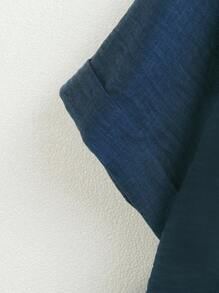 Linhara Damen Große Größen Rundausschnitt Lässig/Alltag/Outdoor/Einfach/Urlaub strukturierter grüner Pullover Top, Frühling/Sommer