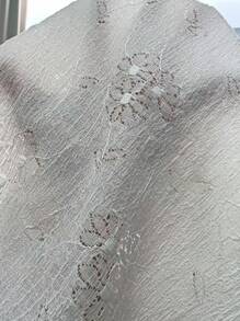 SHEIN Unity Ladies Summer Solid Color Front Knot Asymmetrical Hem Bandeau Top Y2K Outfit  For Holiday Party Clothes - White - View 7