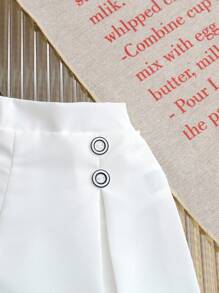 Bộ quần áo thời trang cho bé gái, áo vest cổ tròn và quần short xếp ly họa tiết hoa 3D, bộ quần áo mùa hè cho bé gái, bộ quần áo ngắn màu trắng cho bé gái 2 tuổi, bộ quần áo mùa hè cho bé gái, trang phục mùa hè cho bé gái, đám cưới, tiệc tùng, vũ hội, sinh nhật, halloween, tốt nghiệp - Nhiều màu - Xem 4