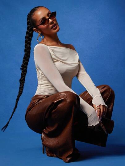 NYA SZN 高腰日常休闲商务裤商务休闲办公室正式简约飘逸女装