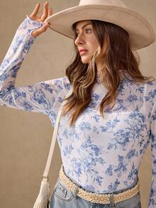 Wildy Phong cách BOHO mùa thu, trang phục đồng quê thanh lịch cho nữ, áo kiểu Bohemia mùa hè, áo lưới đen xuyên thấu ren, áo ren thanh lịch, áo kiểu lễ hội nhạc đồng quê Mỹ cho nữ, áo hoa xanh, áo kiểu miền Tây, áo hoa, áo lưới, trang phục thường ngày, áo hoa mùa xuân, áo kiểu cao bồi, áo kiểu miền Tây, áo ren, áo đi chơi cho nữ. - Xanh và trắng - Xem 3