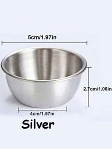 1/12 件不锈钢酱料蘸酱碗，45 毫升迷你调味杯，可重复使用的调味盘，适合家庭和餐厅使用，圣诞礼物