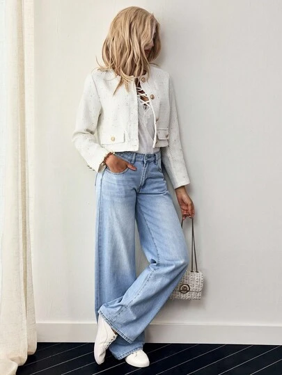 EMERY ROSE Ladies' Jeans With Pockets