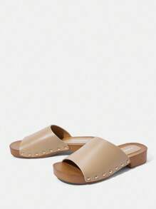 Styleloop Women's Woven High Heel Sandals, Bohemian Style For Vacation Outfit - Camel - View 3
