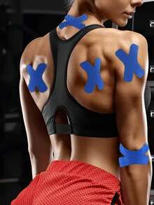 10pcs Premium Elastic Kinesiology Tape - Sports Team Sports Waterproof Muscle Support For Knee, Shoulder, Elbow Injuries - Durable, Breathable, Latex-Free, Easy To Use - Multicolor - View 6