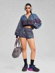 Innovista 女士跑步短裤，内置紧身裤，防擦伤，二合一内裤，运动双层健身服，日常运动休闲，瑜伽，普拉提，HIIT 训练，运动服，秋季，骑行服，舒适运动，有氧运动，拳击，自行车，CrossFit，桨板，户外运动，健康 TT，病毒式传播，IG，Reel Ready，FYP，INSTA，OOTD，精神闪耀，蓝色，红色，工作妈妈，健身，性能装备，影响者，时尚，多功能服装，日常穿着，耐用，优质，更年期友好，返校季，活力秋季健身系列，平台热销，Lulu 品质替代品 - 藍色 - 查看 5