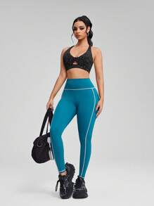Innovista Butterweiche Workout Sport Leggings mit hoher Taille, V-Taille, Po-Anhebung, für täglichen Athleisure, Yoga, HIIT-Training, Büro bis Gym, hohe Dehnbarkeit, Aktivbekleidung Unterteil für Herbst, mit Tasche, Schleife, Komfort, Bewegungsfreiheit, funktionelle Mesh-Einsätze, atmungsaktiv, kniebeugefest, figurschmeichelnde Hose, Cardio, Outdoor-Übung, UV-Schutz, schweißfest, gesundes körperliches Training, Aerobic-Übung, neuer Herbststil für Frauen