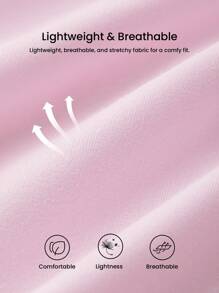 LUVLETTE 女士透气棉粉色新娘内衣套装，短袖纽扣上衣和短裤，轻盈舒适，可爱睡衣套装，带口袋，浪漫居家舒适内衣，也适合少女、年轻女孩和儿童穿着，春夏婚礼必备单品。 - 粉色 - 查看 5