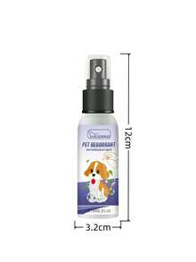 SHEIN 1 Stück 3 Stück Haustier Deodorant Spray zum Entfernen von Gerüchen, für Hunde und Katzen zum Entfernen von Urin-, Körper- und Fäkaliengeruch, reinigt die Luft
