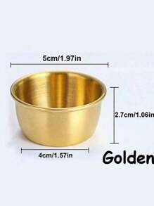 1/12 件不锈钢酱料蘸酱碗，45 毫升迷你调味杯，可重复使用的调味盘，适合家庭和餐厅使用，圣诞礼物