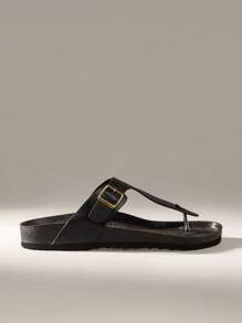 Solecia Sandalias y chanclas para hombres - Negro - Ver 1