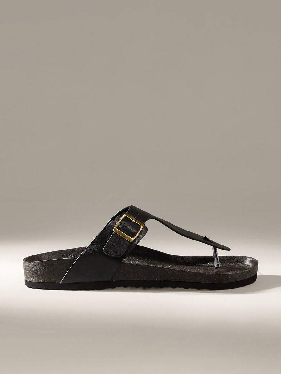 Solecia Sandalias y chanclas para hombres - Negro - Ver 1