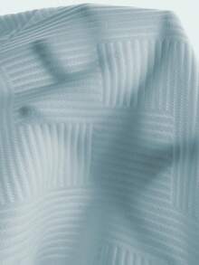 Manfinity Homme Men Solid Color Simple Round Neck Short Sleeve T-Shirt And Shorts Set - Baby Blue - View 6