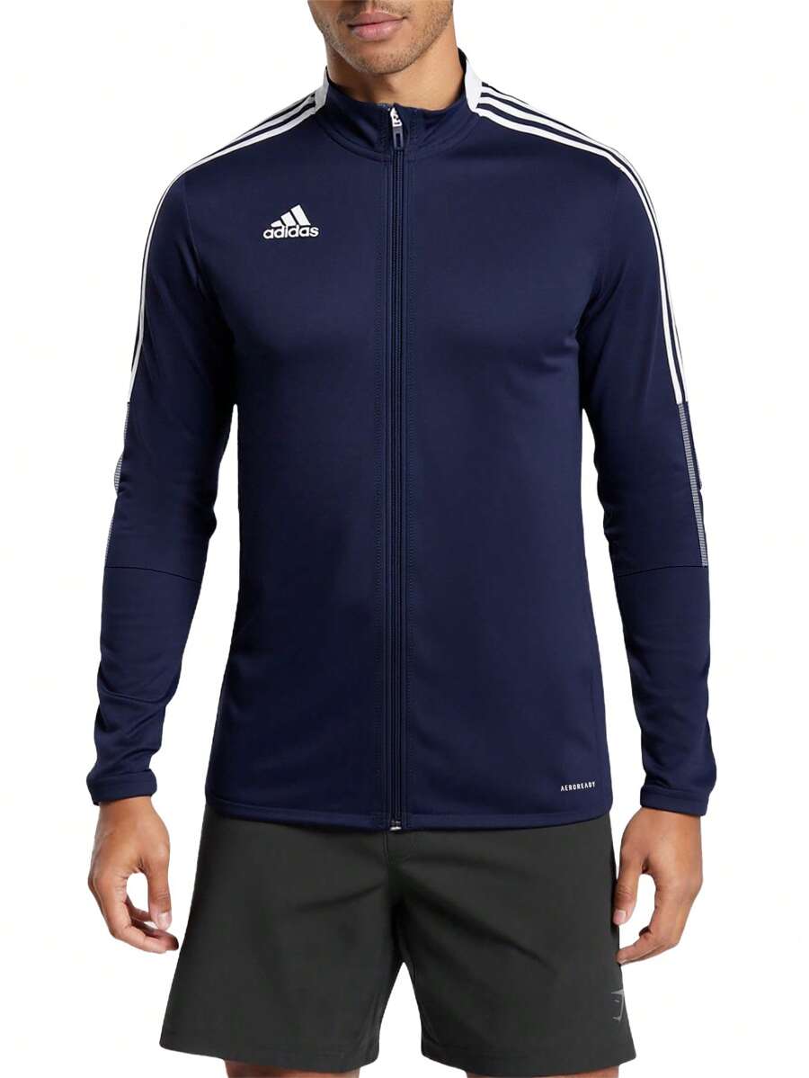 Adidas Tiro 21 Training Jacket - Marine - View 1