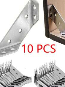 SHEIN 10/20PCS Triangle Bracket Furniture Support Thickened Universal Connector Corner