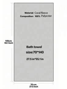 BATMAN X SHEIN Toalla de playa con temática de secado rápido, capa absorbente y utilizable para la playa, la piscina, los viajes y el spa, toalla de playa ligera y portátil para adultos - Amarillo - Ver 11
