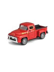 红色卡车装饰，复古风格红色卡车装饰金属农舍装饰桌面存储迷你压铸汽车装饰卡车适用于家庭厨房农场 1 件最佳礼物生日毕业 - 彩色 - 查看 14