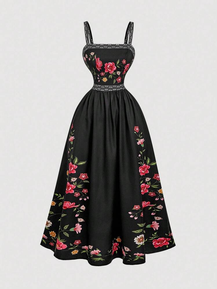 open lace back dress Womens Sexy V-Neck Long Sleeve Flower Long Dress Vintage Western Country  Maxi Chiffon Dress Fall Casual Flowy Dress,Caramel,S at Amazon Women's  Clothing store