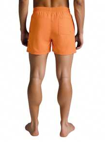 Nike 男士夏季度假泳裤短裤 - 橘色 - 查看 2