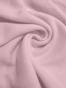 Tween Girls Dachshund Dog Print Thermal Lined Crew Neck Long Sleeve Sweatshirt, Autumn/Winter - Pink - View 4